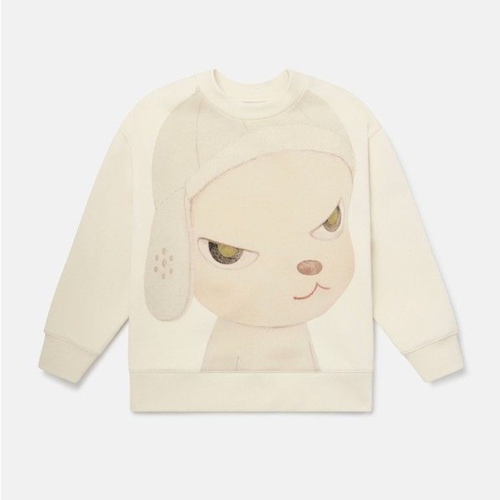 NWT Stella Mccartney Kids Yoshitomo Nara Printed Sweatshirt, Size 12